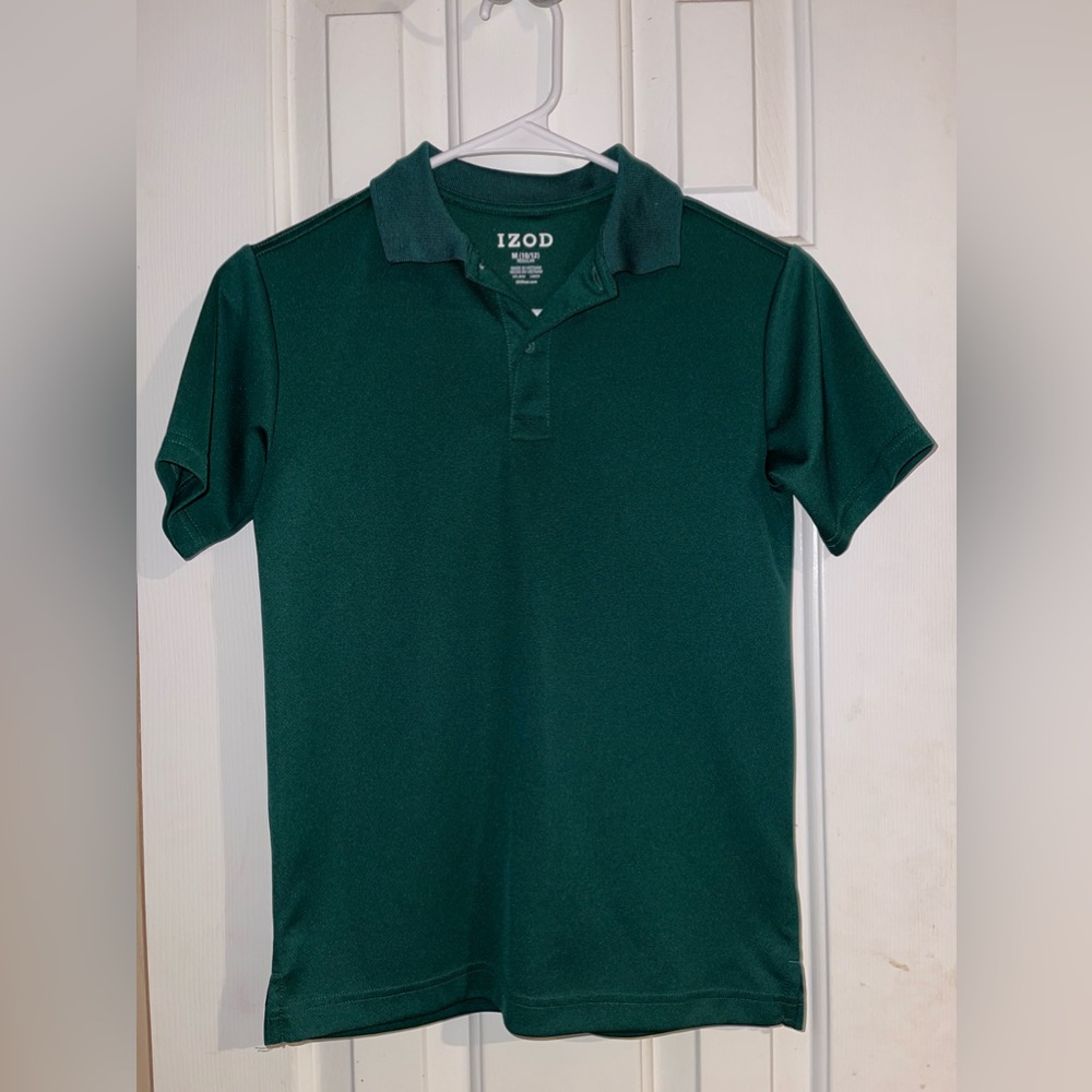 Izod Boys Green Polo Shirt